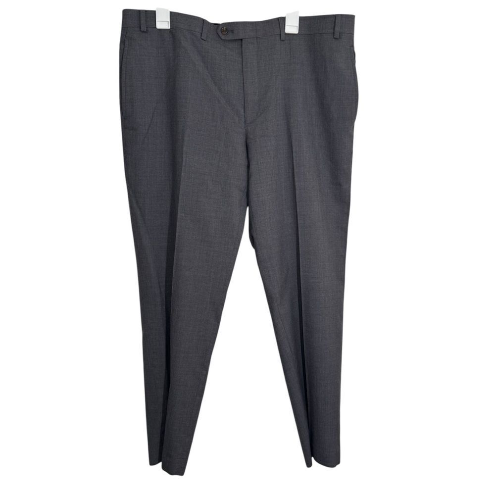 Lauren Ralph Lauren 100% Wool Grey Tapered Leg Dress Pants